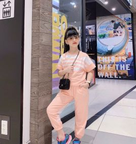 Đồ bộ thể thao áo cánh dơi bo lai( đại)