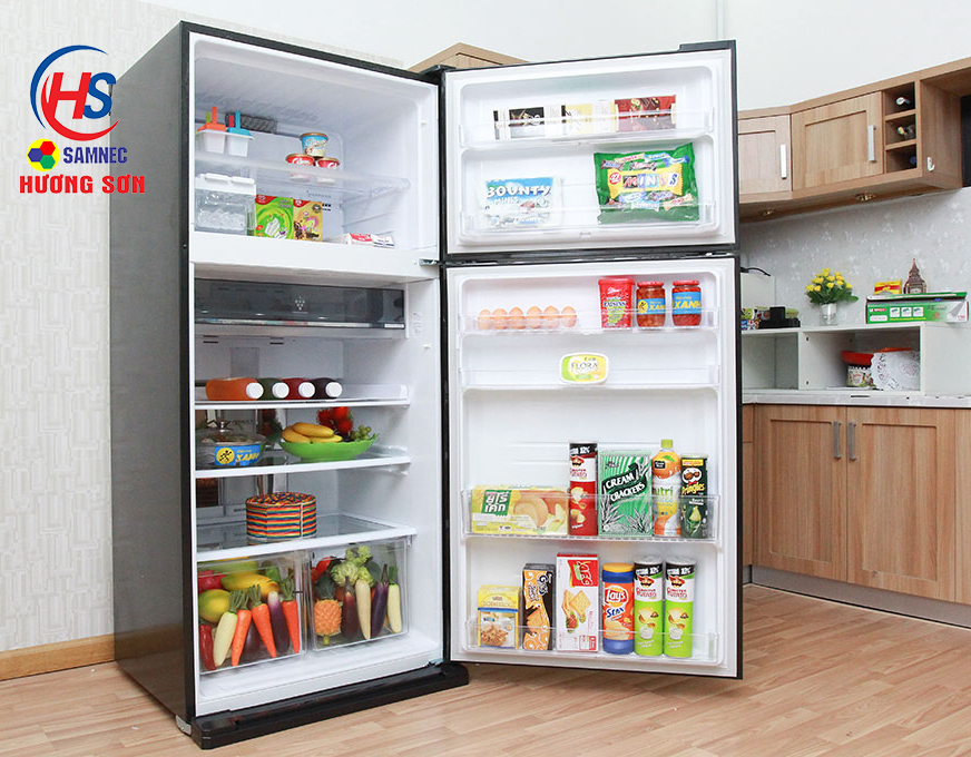 Tủ lạnh Sharp 585 lít SJ-XP590PG-BK