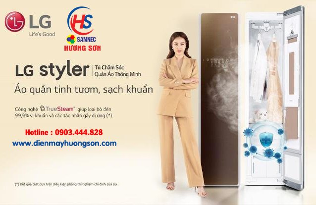 máy giặt hấp sấy LG Styler tại Vinh, Nghệ An