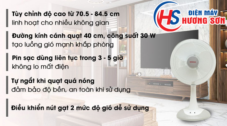 Quạt tích điện giá tốt tại Vinh