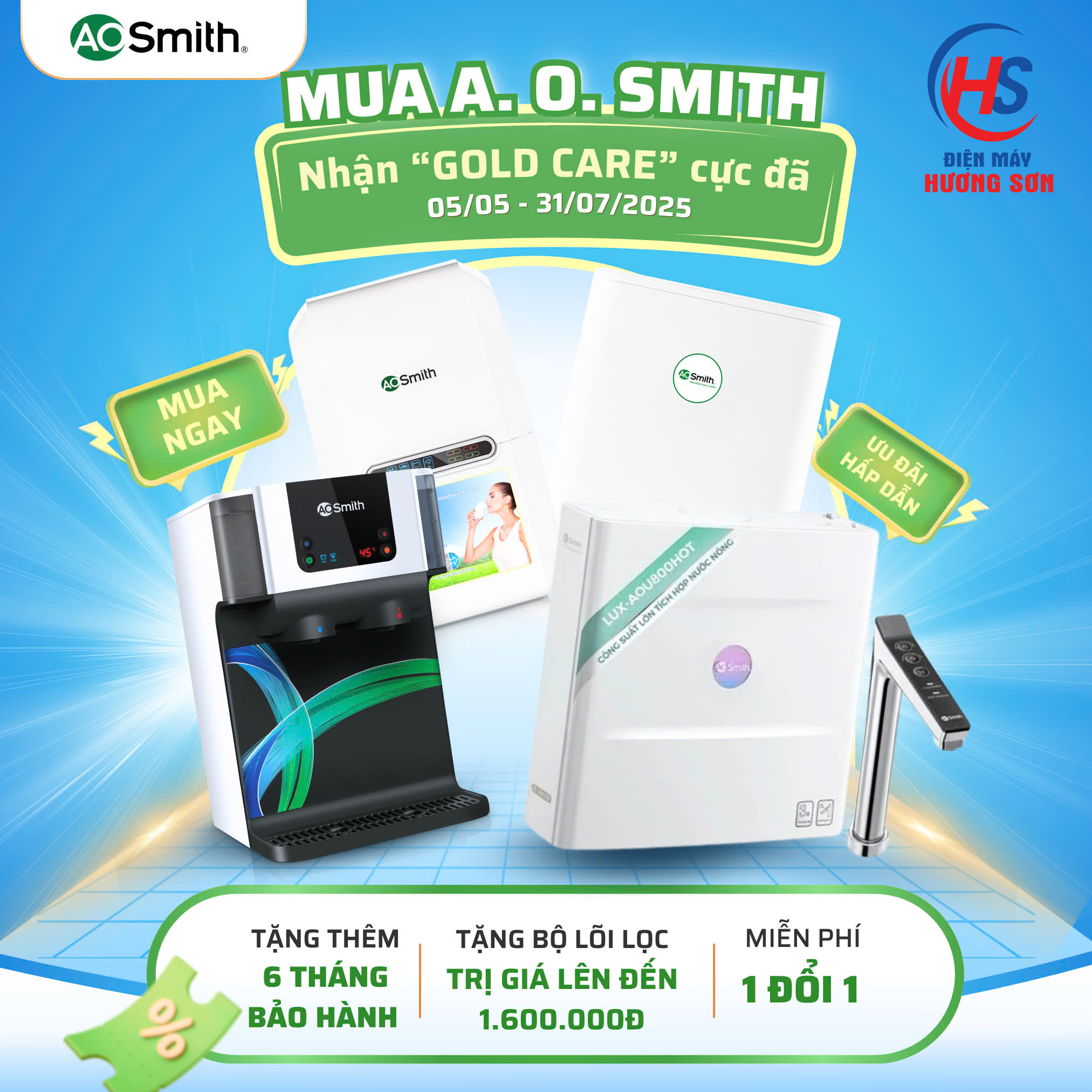 Máy lọc nước A.O Smith