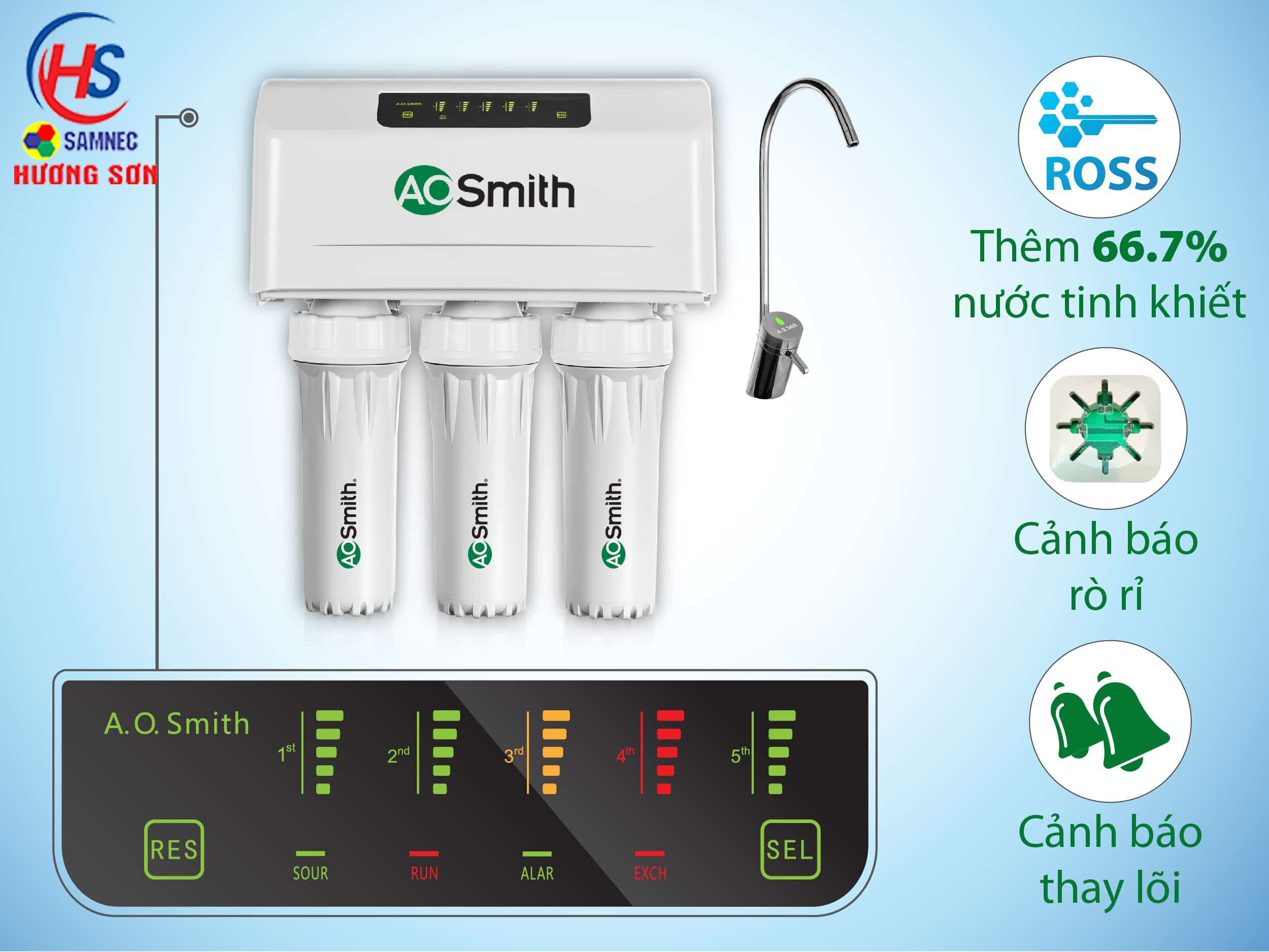 Máy lọc nước Aosmith chính hãng tại Vinh, Nghệ An