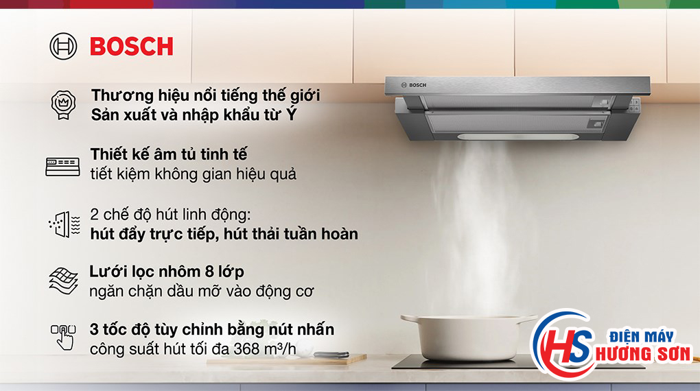 Nhà Phân Phối Máy Hút Mùi Bosch Tại Vinh