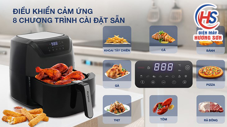 Đơn Vị Cung Cấp Nồi Chiên Không Dầu Kangaroo Tại Vinh