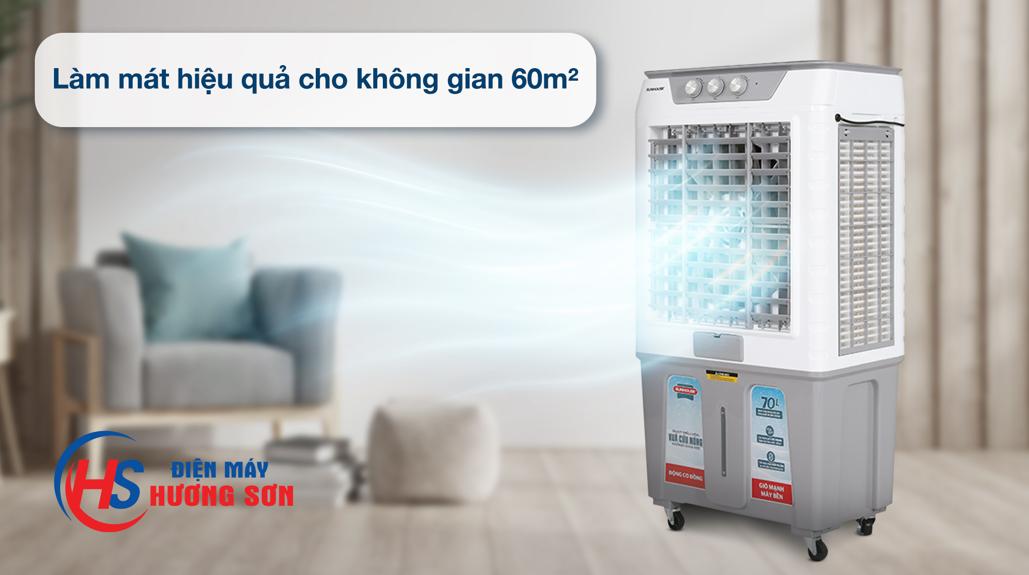 Địa Chỉ Mua Quạt Điều Hoà Sunhouse Tại Nghệ An