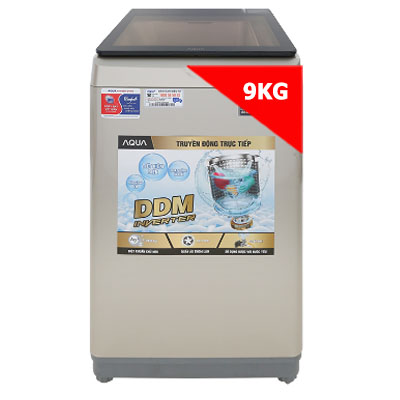 Máy giặt Aqua Inverter 9 kg AQW-D90CT (N) lồng đứng