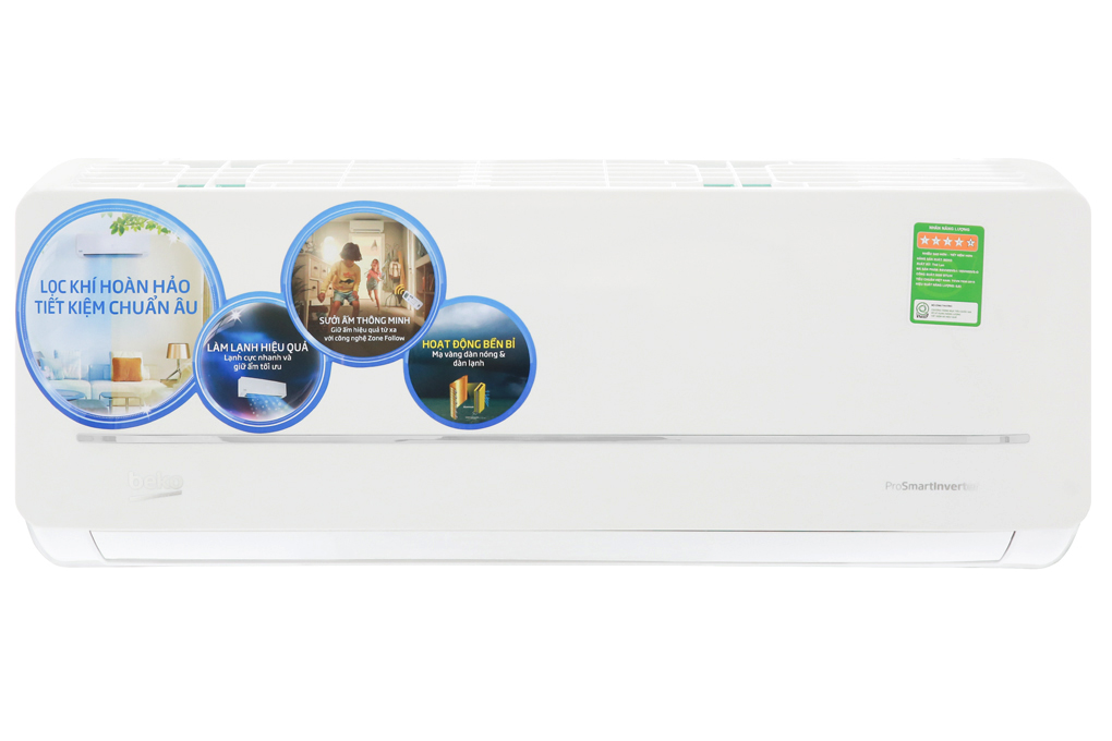 Máy lạnh 2 chiều Beko Inverter 1.0 HP RSVH09VS