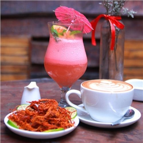 2 ly nước + 1 đĩa bò khô tại Rendez Vous Coffee - Music