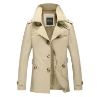 Áo Trench coat nam lót nỉ giữ ấm GF