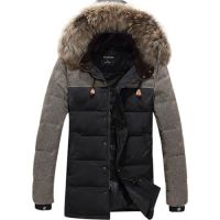 Áo phao nam lông cừu mũ trùm No1Dara