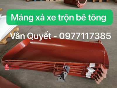 Máng xả xe trộn bê tông