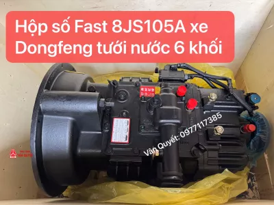 Đánh giá chất lượng hộp số Fast 8JS 105A - 9JS 105A. Lắp cho xe téc chở nước, xe chở xăng dầu, xe bồn 6 khối, 8 khối, 10 khối Dongfeng 2 chân, 3 chân.