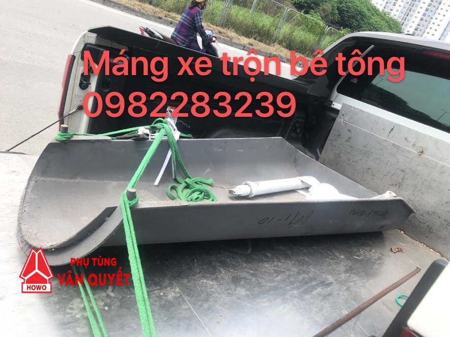 Máng xả xe trộn bê tông