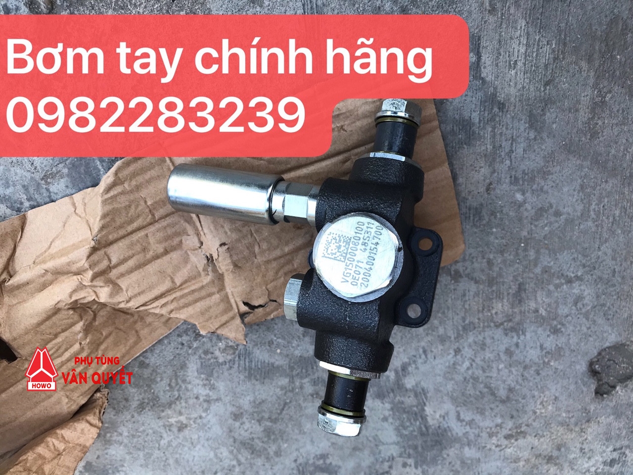 Bơm tay động cơ howo 336-371-375-420