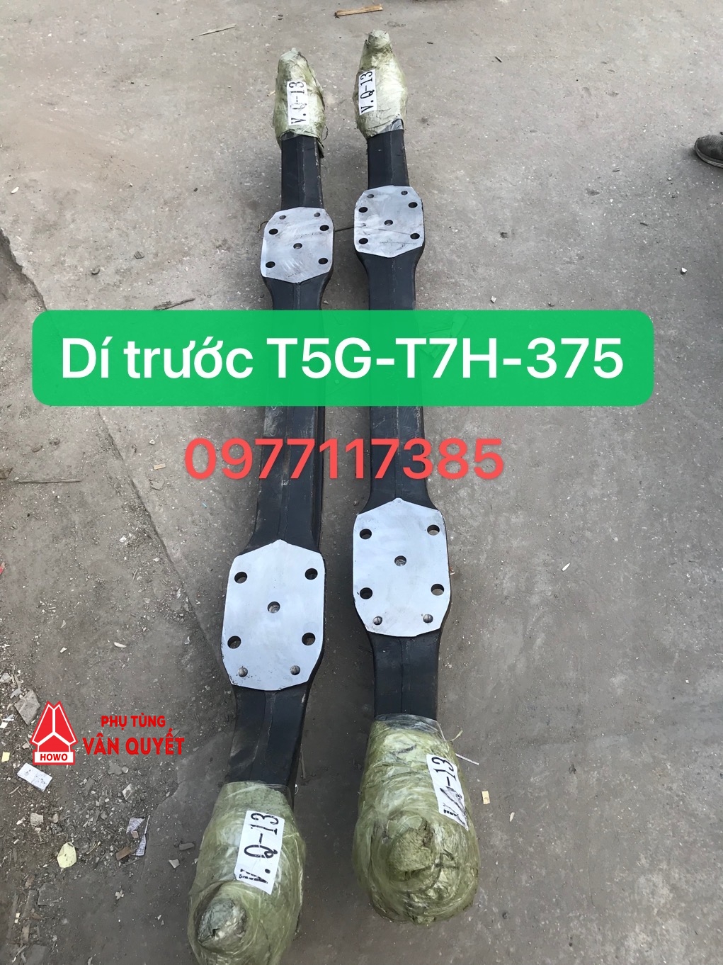 Dí trước howo T5G - T7H - A7 chính hãng