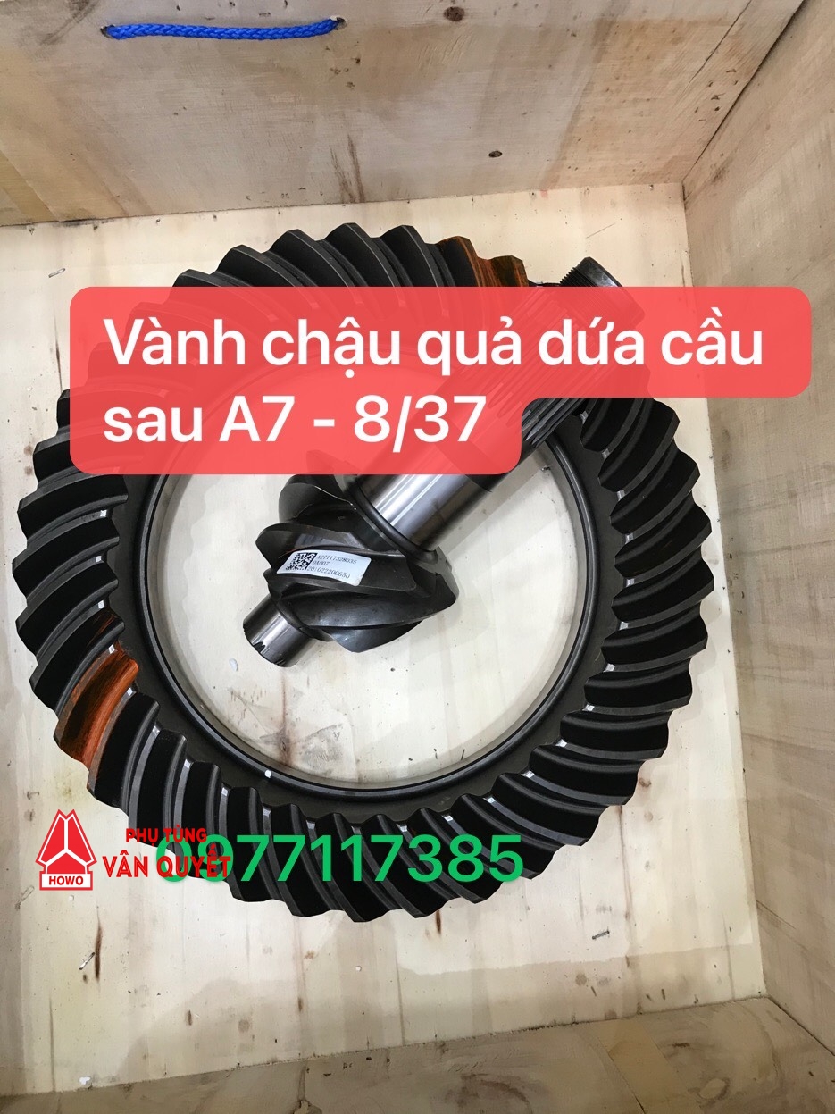 Vành chậu quả dứa xe tải thùng A7 cầu sau 8/37
