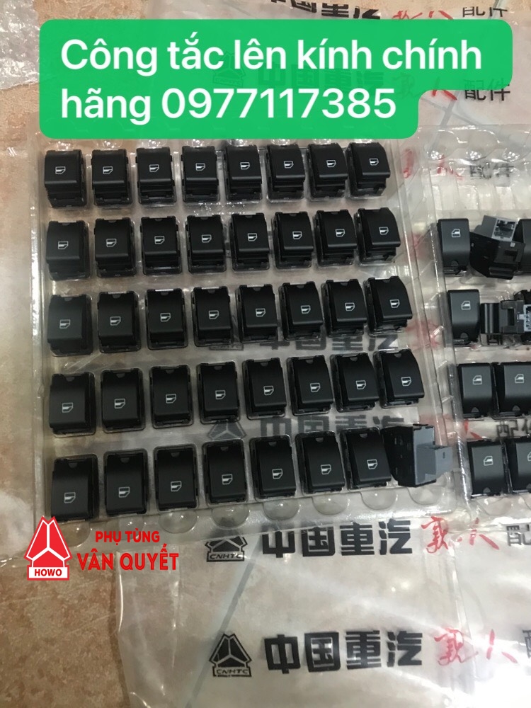 Công tắc lên kính điện howo 336-371 chính hãng