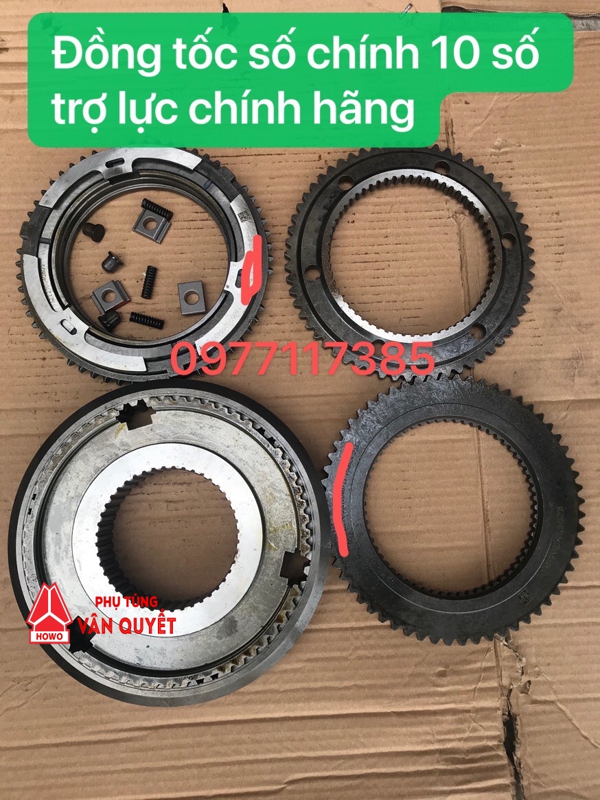 Đồng tốc số chính HW9710T howo A7 10 số trợ lực AZ2210040701 AZ2210040707 AZ2210040710