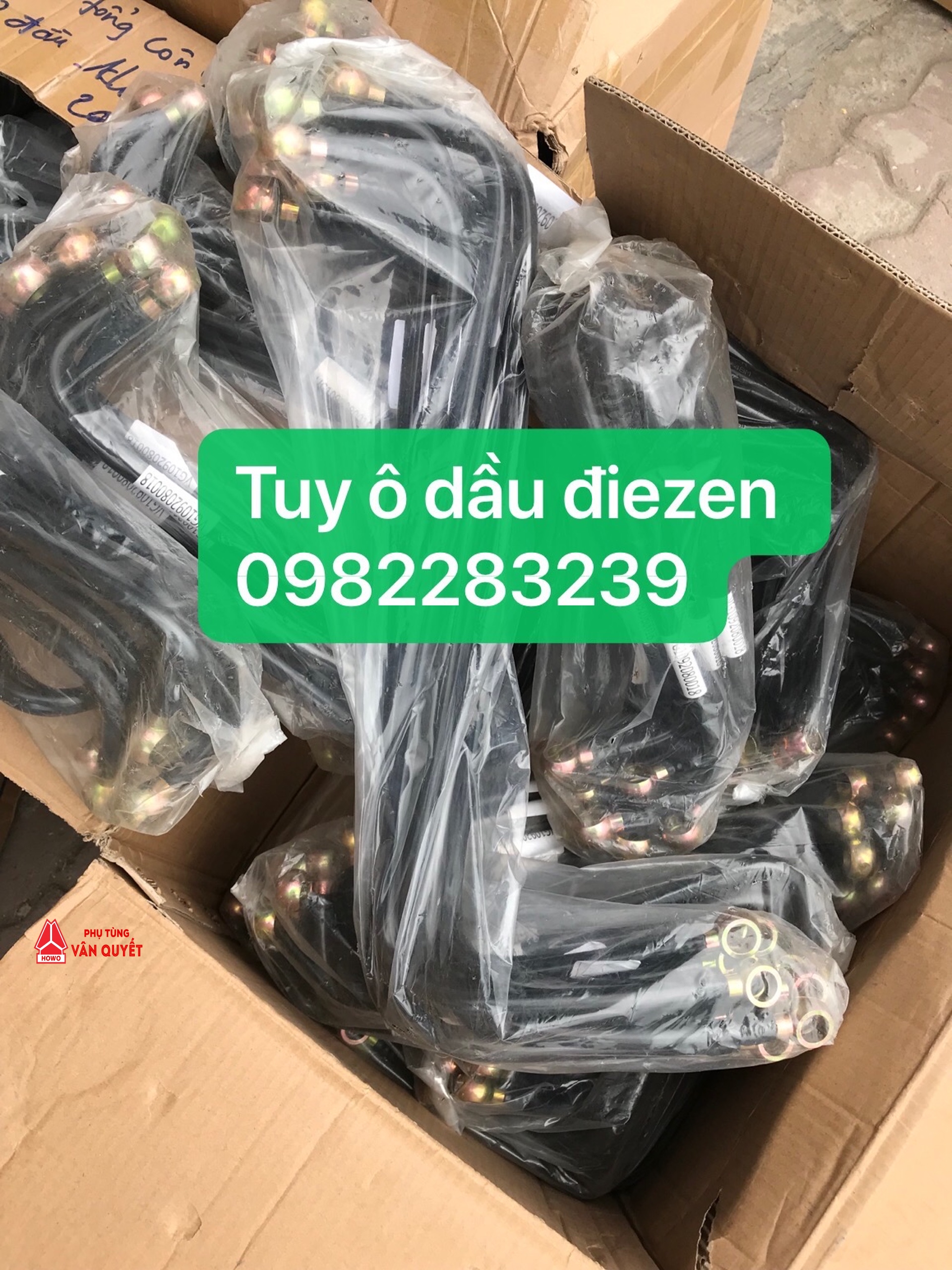 Tuy ô dầu diessell xe howo