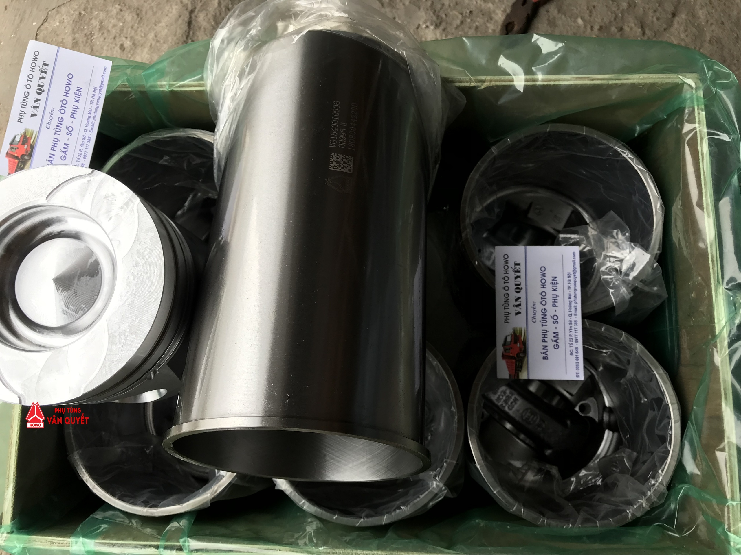 Bộ hơi động cơ howo chính hãng sinotruck