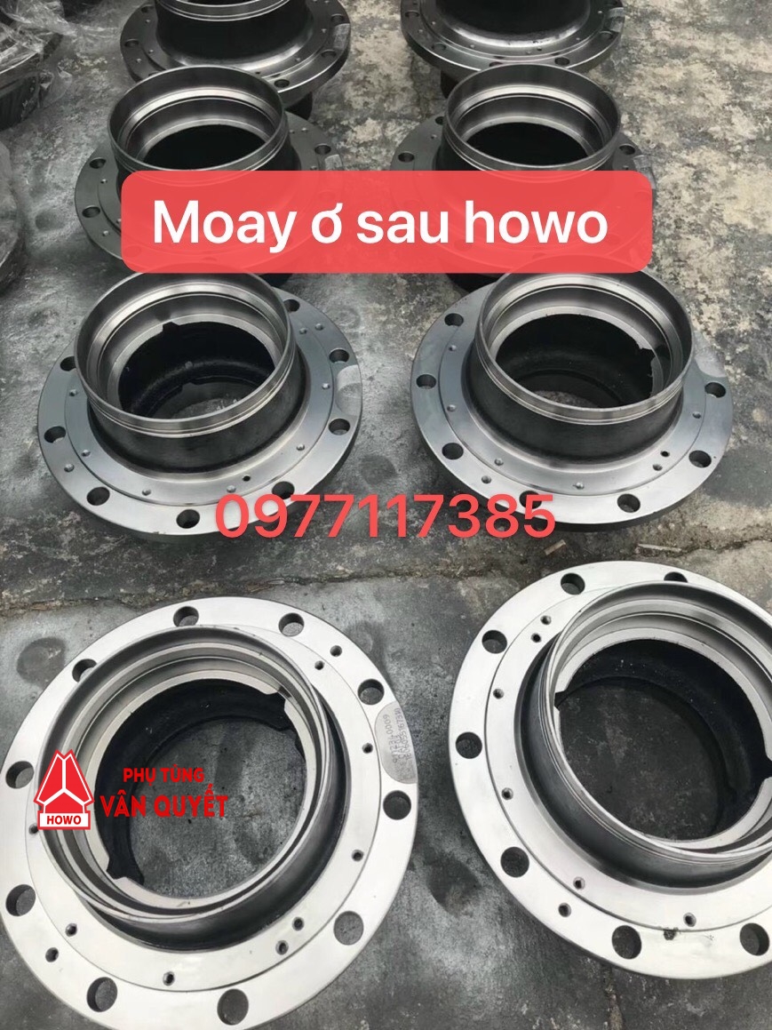 Moay ơ sau howo dùng 2 vòng bi 32222