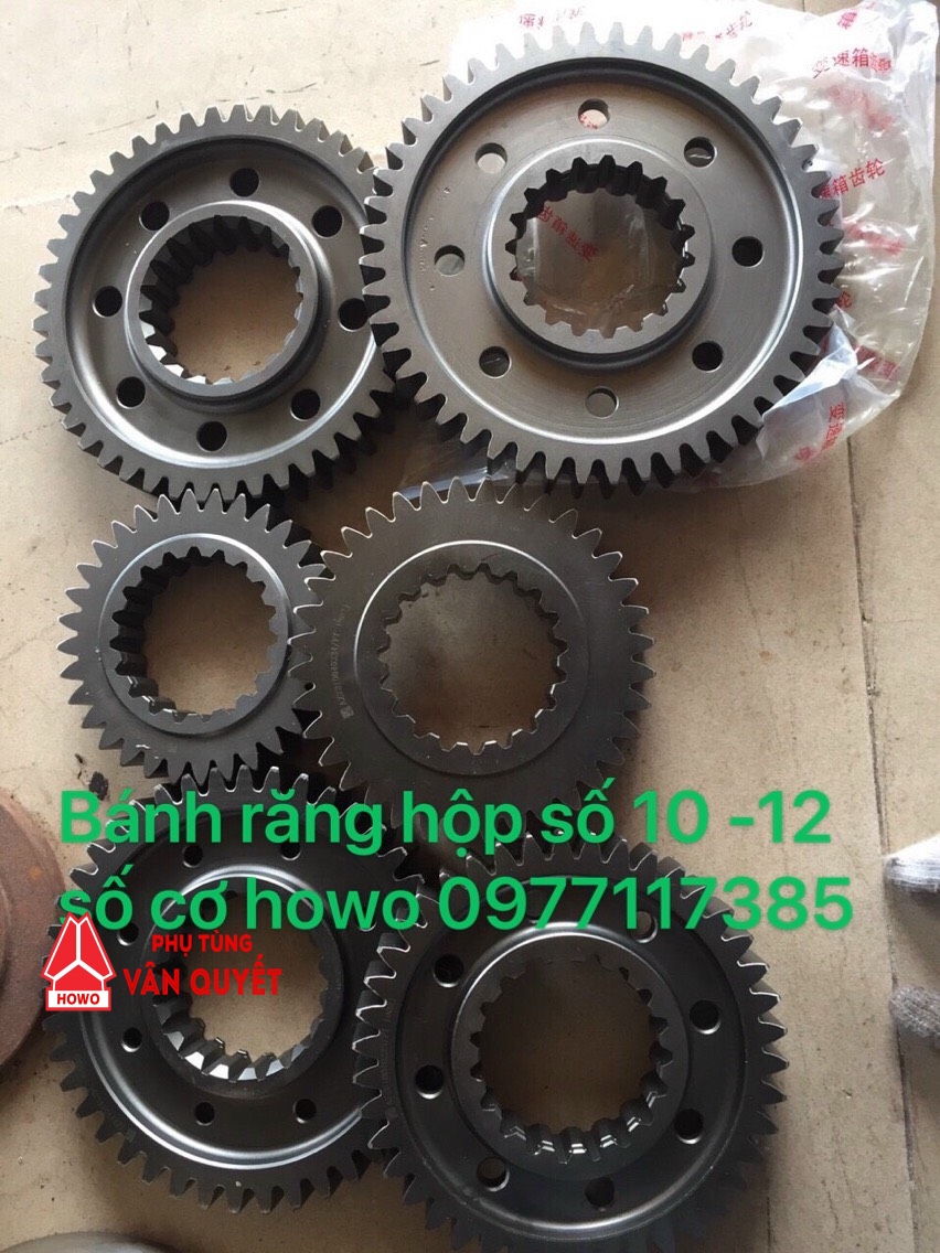 Bánh răng hộp số howo 10-12 số cơ