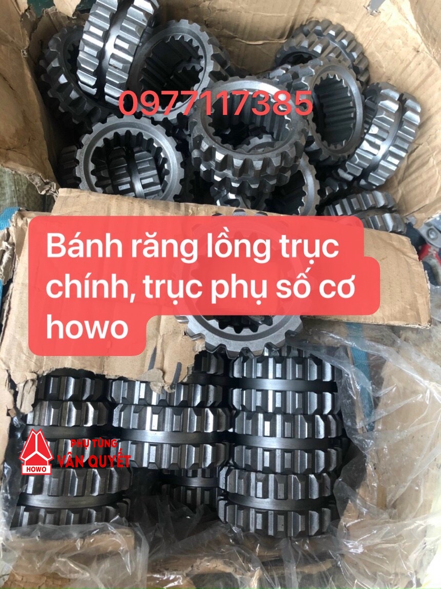 Bánh răng lồng trục chính trục phụ hộp số howo