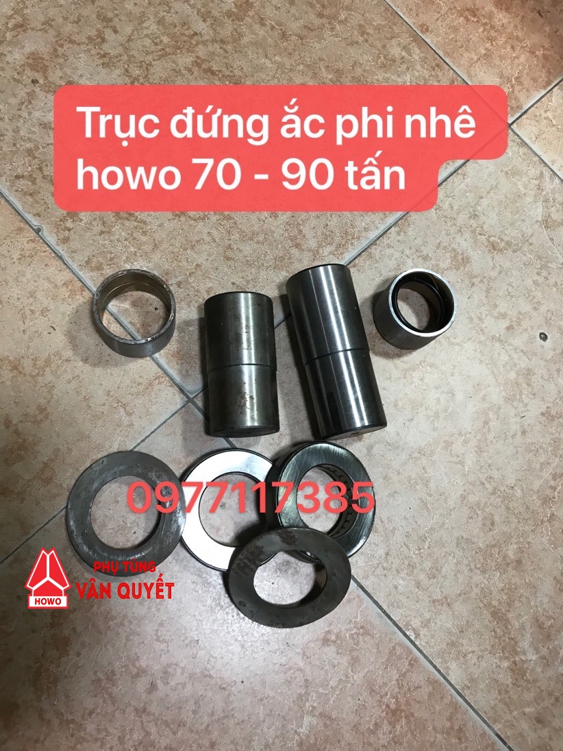 Trục đứng ắc phi nhê xe 70 tấn howo bá vương