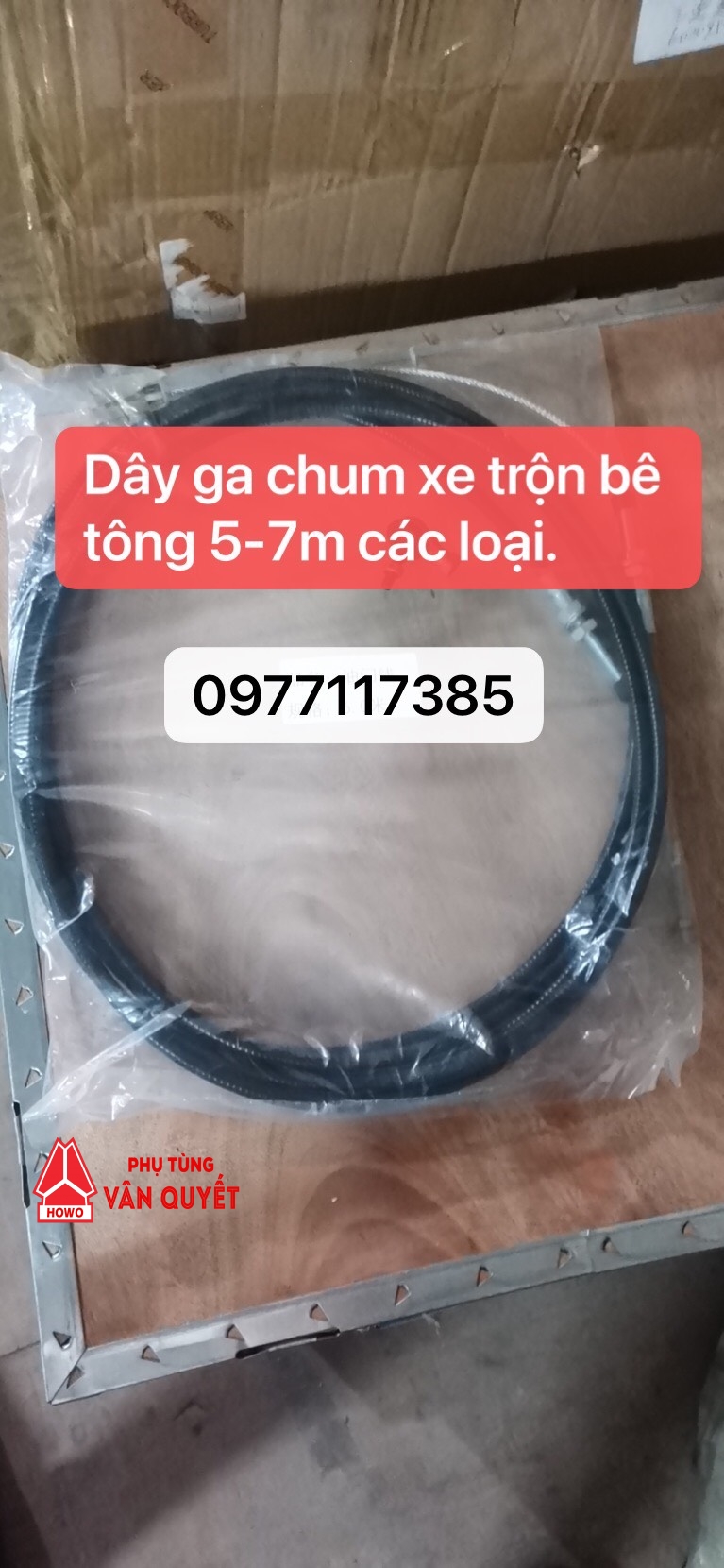 Dây ga chum ( dây ga bom ) xe trộn bê tông 2m70, 4m50, 6m, 6m70, 7m10