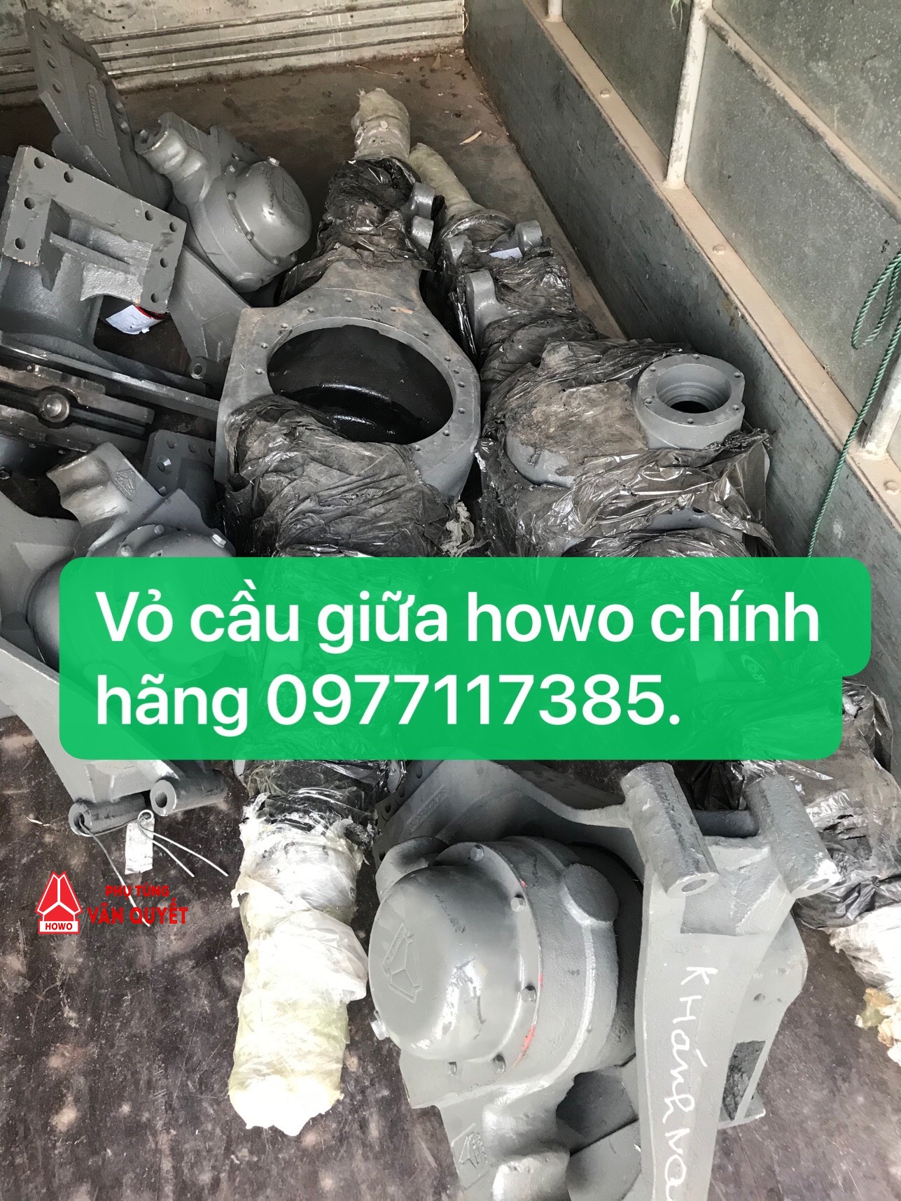 Vỏ cầu giữa howo cầu đúc chính hãng