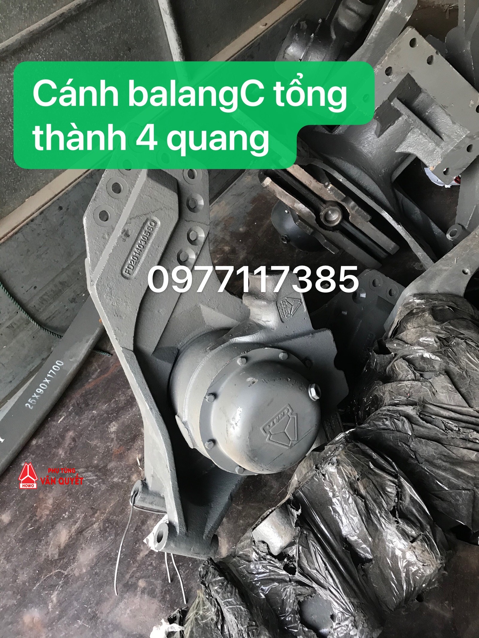 Cánh BalangC howo 4 quang tổng thành chính hãng.
