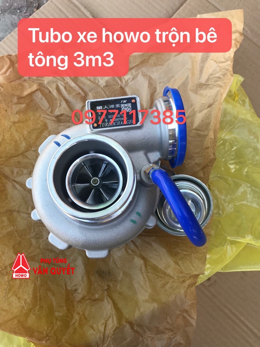 Tubo tăng áp động cơ MC05 xe trộn howo 2 chân 3m3 5m3 6m3