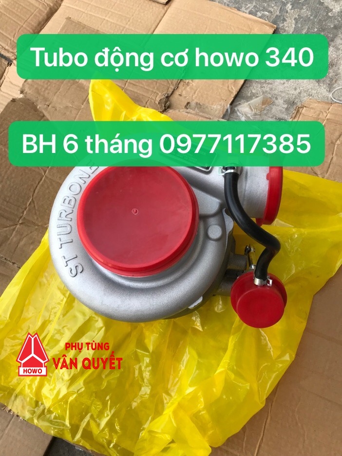 Tubo tăng áp động cơ howo 340 bảo hành 6 tháng VG1034110928 VG1034110929