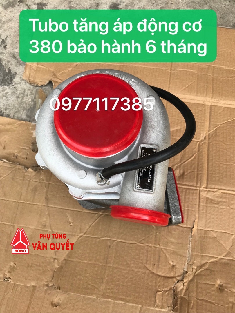 Tubo tăng áp động cơ howo 380 bh 6 tháng VG1038110802