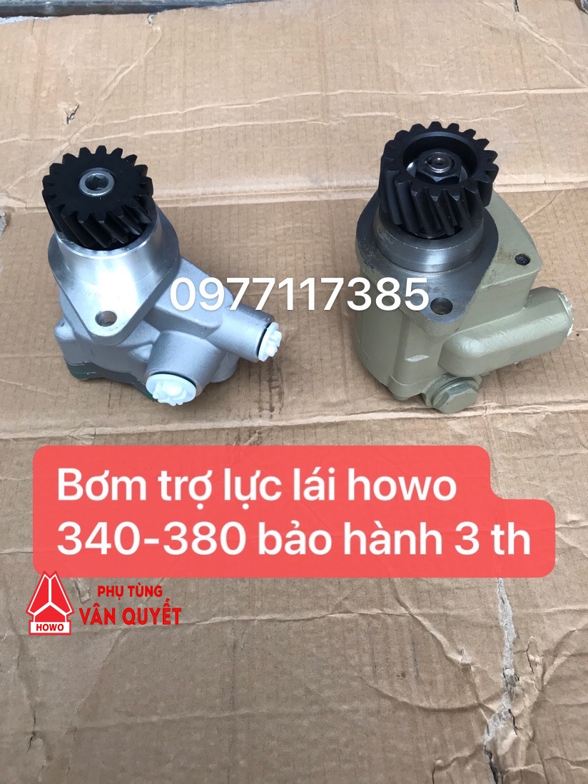 Bơm trợ lực lái howo 380 - 340