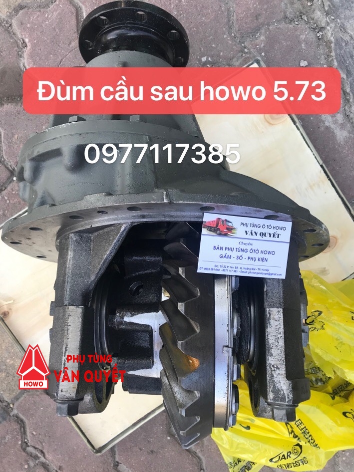 Đùm cầu sau howo 336, 371 cầu 5.73