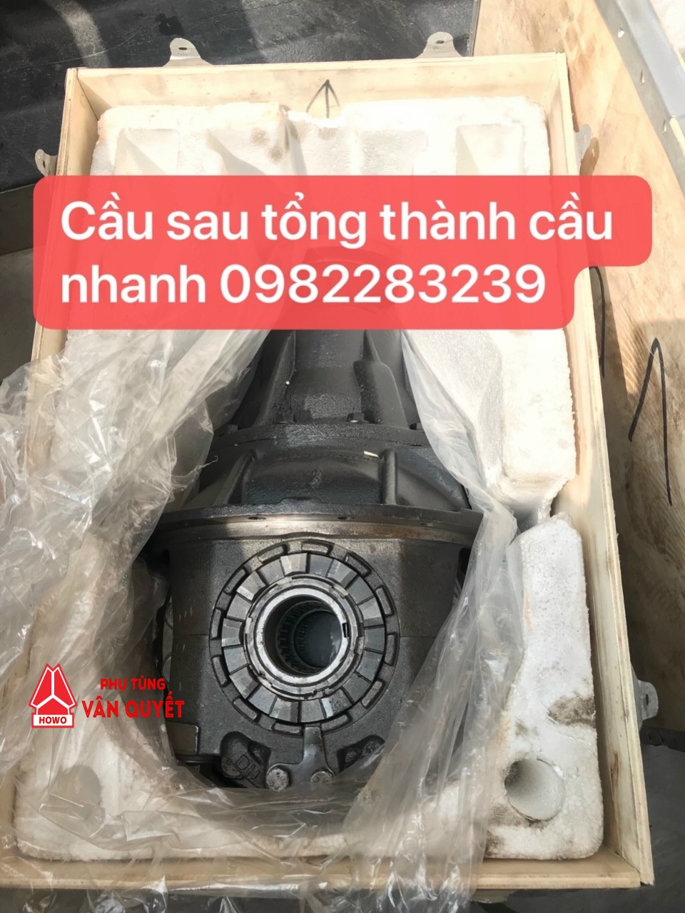 Đùm cầu sau 4.42 howo, A7 Chính hãng