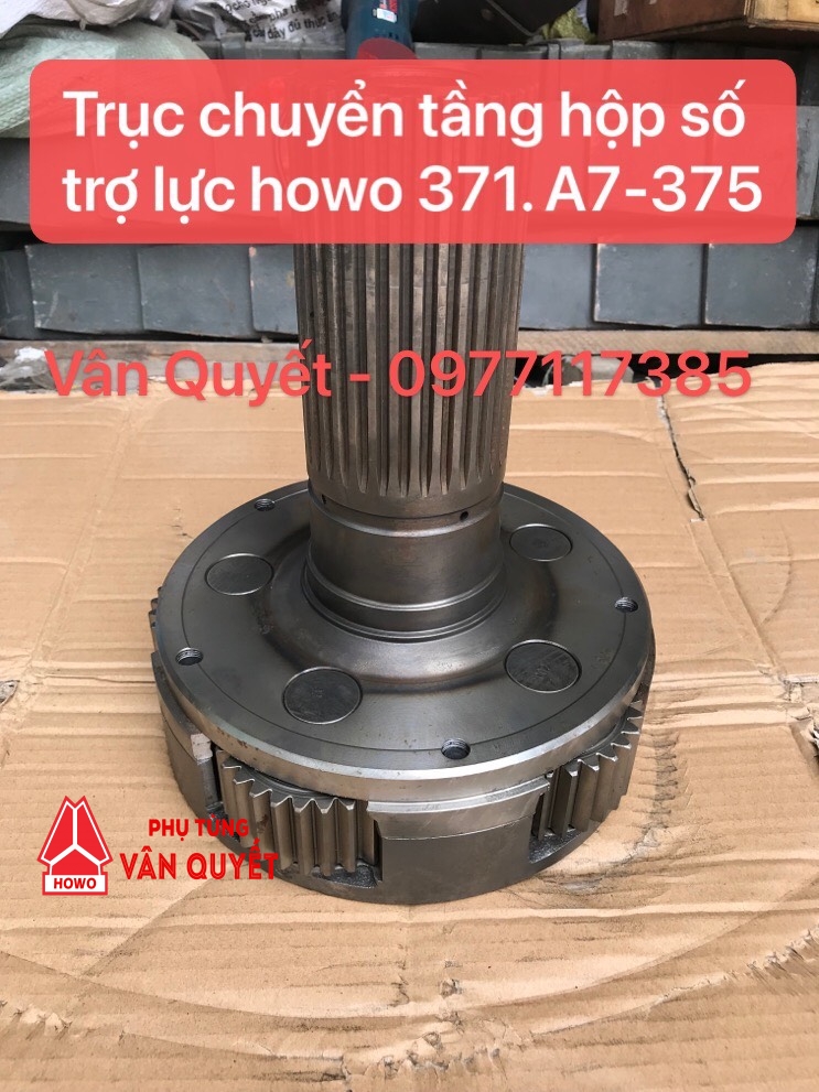 Trục chuyển tầng howo A7 hộp số trợ lực