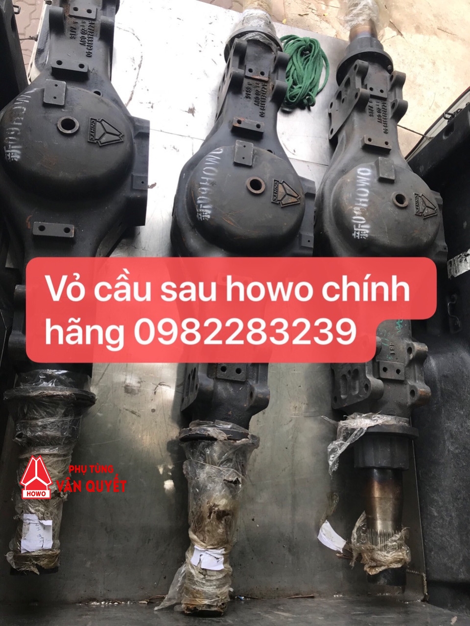 Vỏ cầu sau howo 336, 371, 380, 340, A7, T7H, T5G Chính hãng