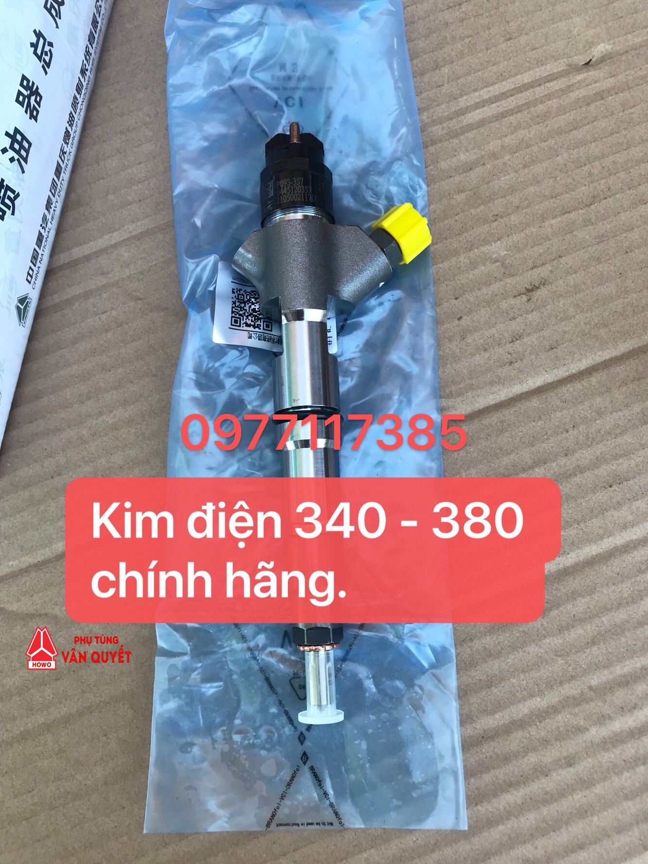 Kim phun điện bơm cao áp VG1034080002 howo 340,380 A7-420,380 Chính hãng