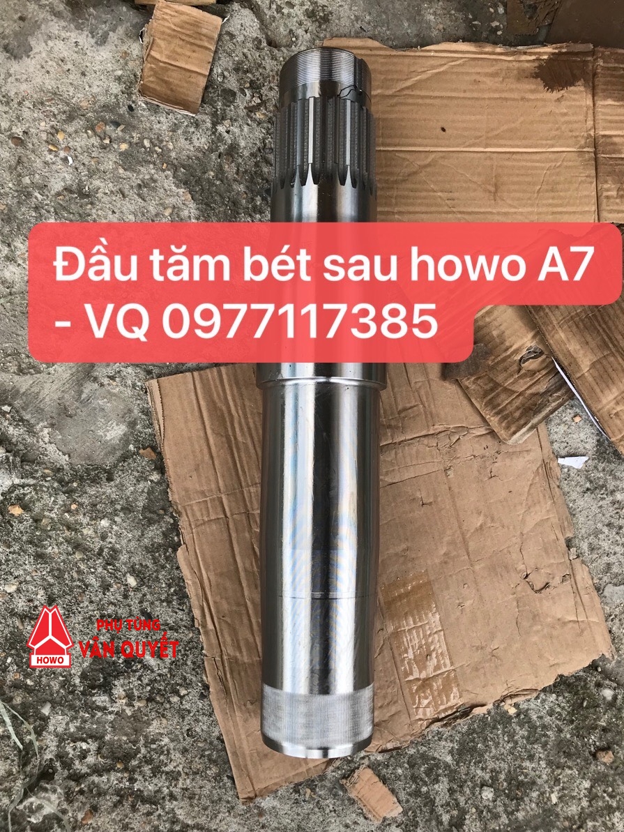 Đầu Tăm bét sau howo, đầu đót sau howo A7 cầu AC16