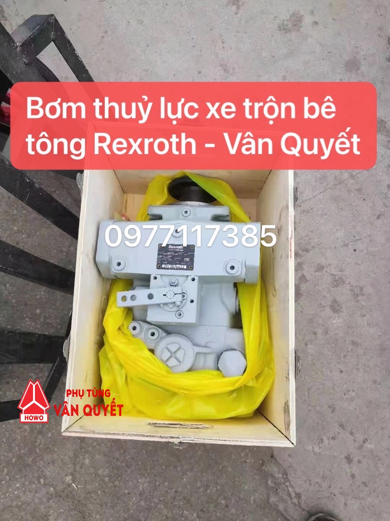 Bơm thủy lực Rexroth xe trộn bê tông 4 đường dầu