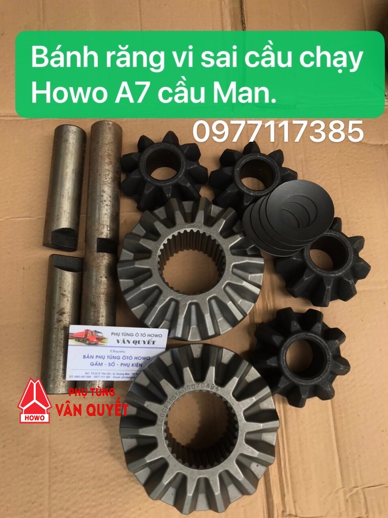 Bánh răng ruột vi sai cầu hạy howo A7 cầu Man