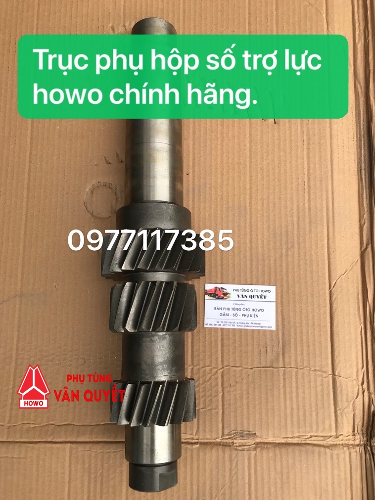 Trục phụ 30401 hộp số trợ lực howo A7 chính hãng