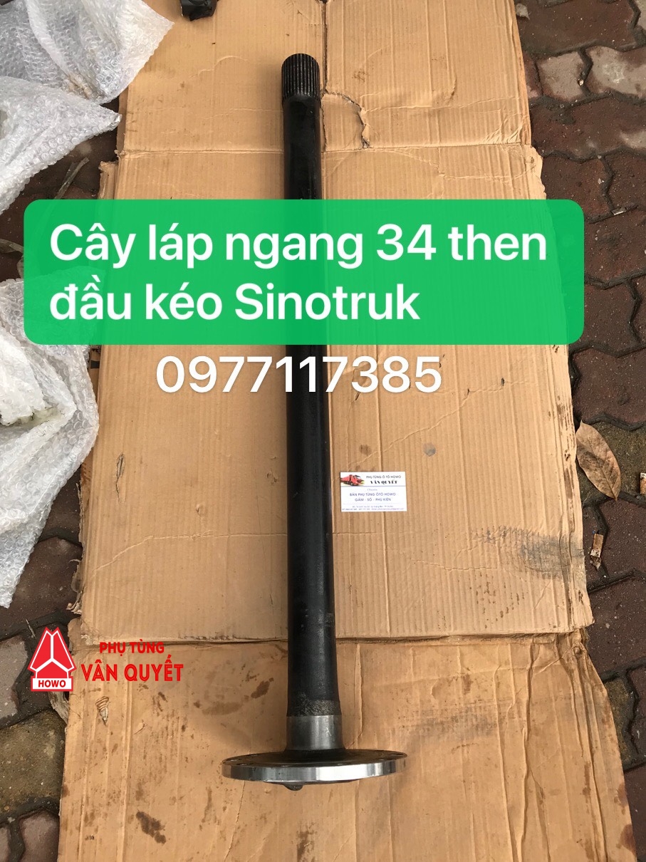 Cây láp ngang 34 then xe đầu kéo Sinotruk