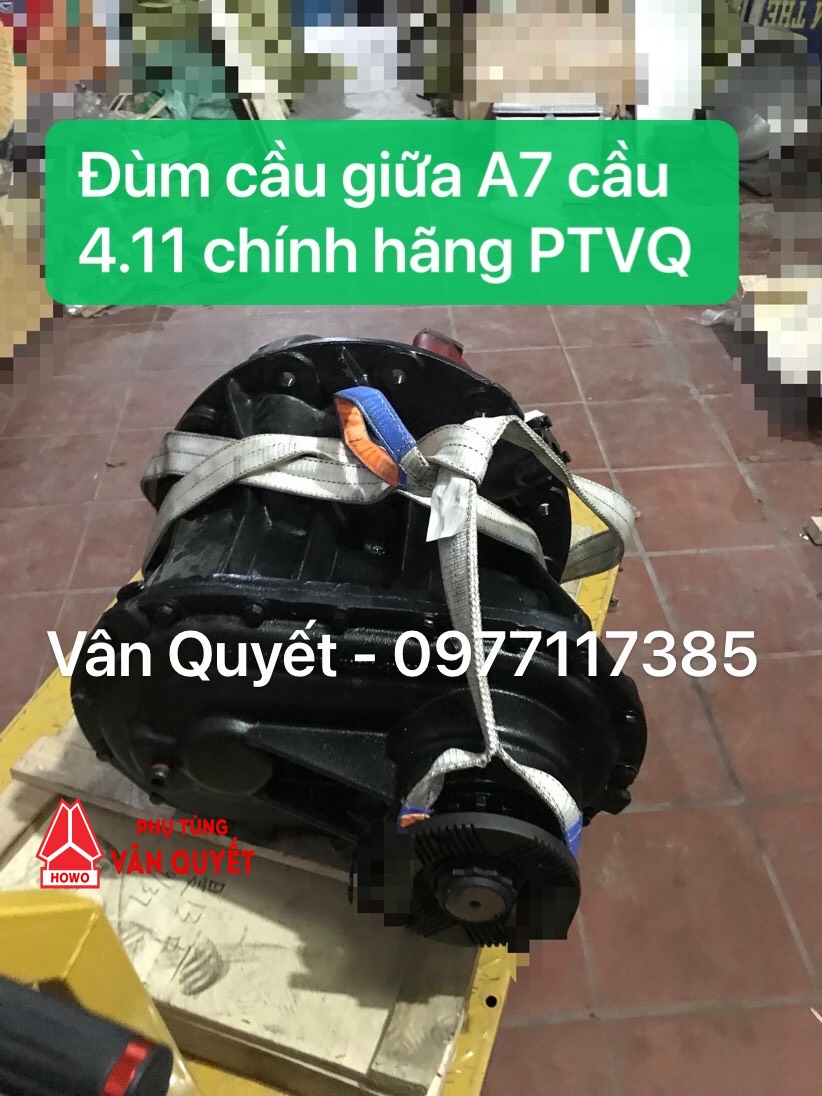 Đùm cầu xe đầu kéo howo A7 dùng vành chậu 9/38 9/37 8/37