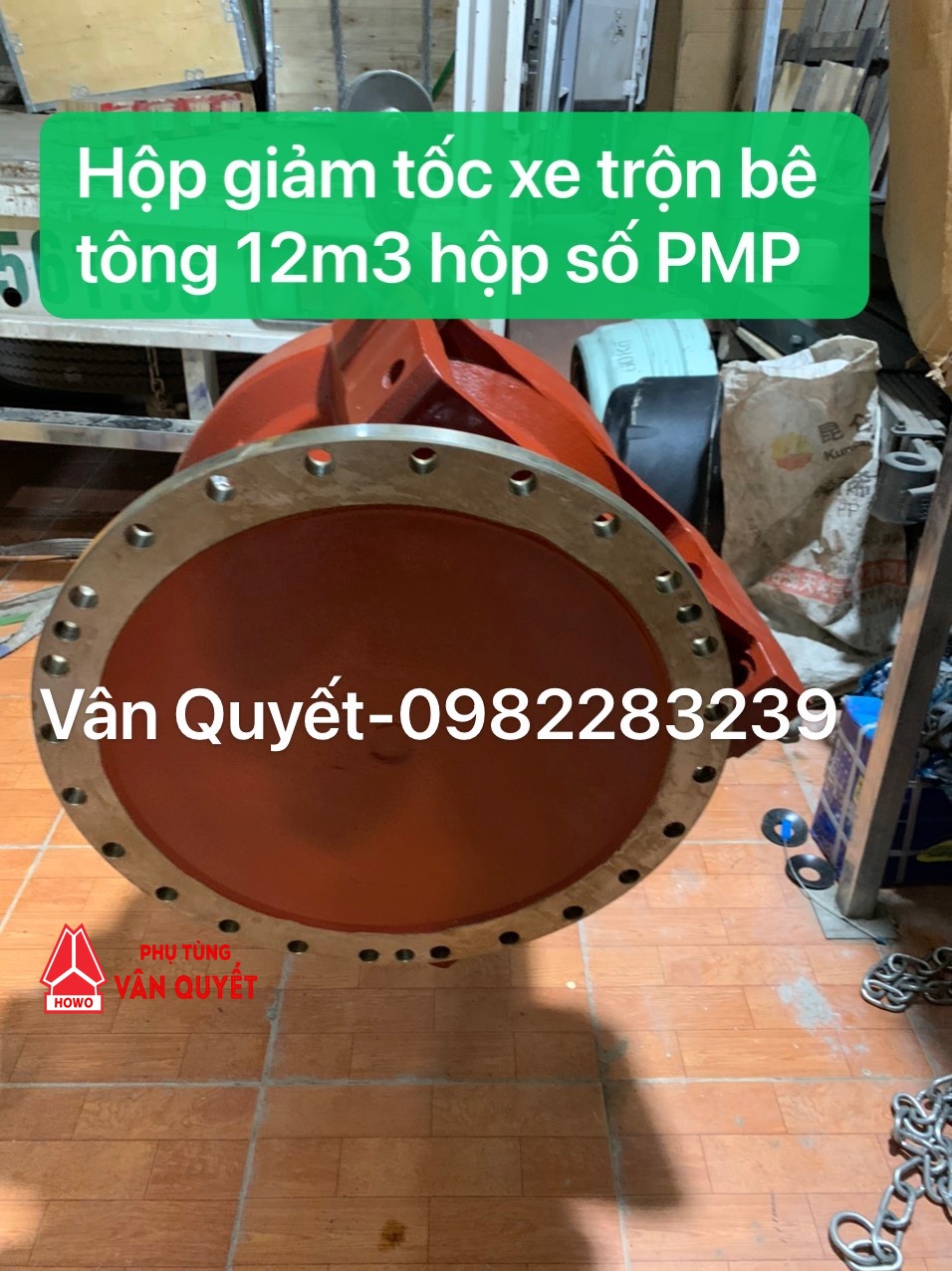 Hộp giảm tốc xe trộn bê tông 12m3