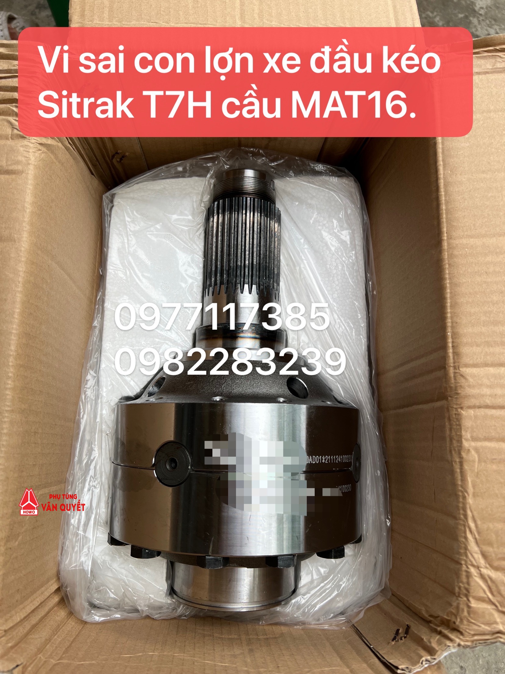 Vi sai con lợn cài cầu Sitrak Cầu MAT16