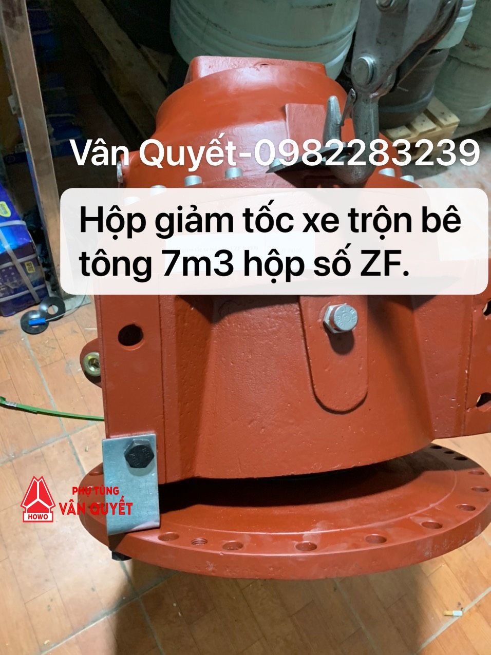 Hộp giảm tốc xe trộn bê tông 7m3