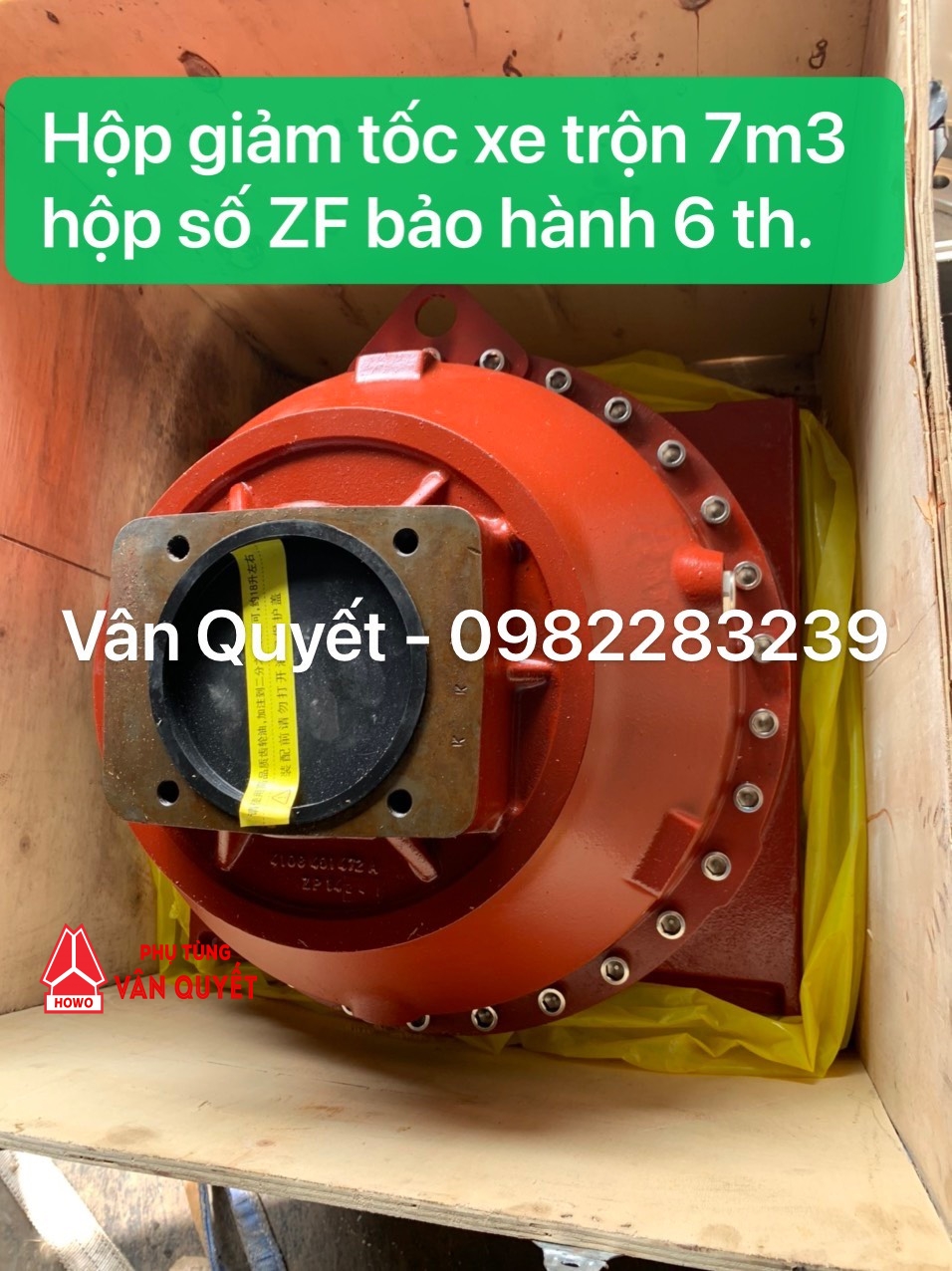 Hộp giảm tốc xe trộn bê tông 7m3